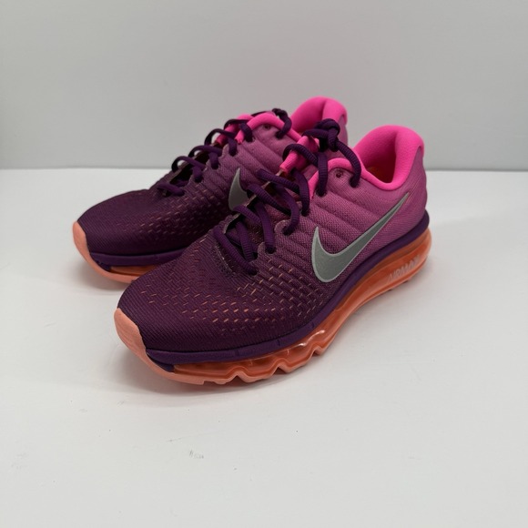 Nike Air Max 2017 Women Running Shoes 849560-502 Pink Purple Orange Sz 6 - Picture 3 of 8